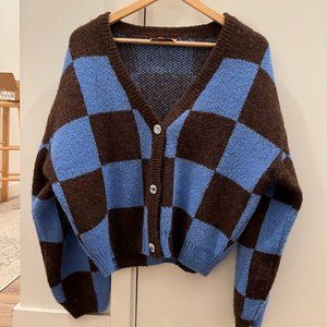 Stine Goya Brown & Blue Amara Cardigan
